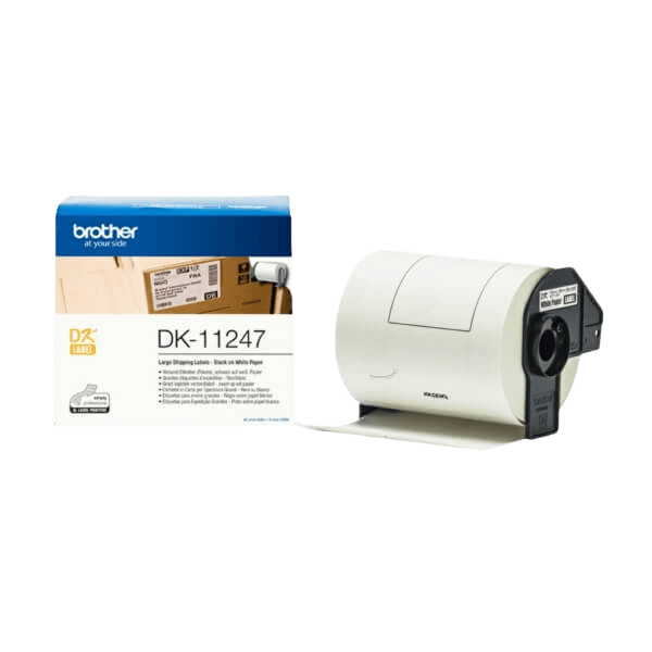 Brother DK11247 103 x 164 mm Vit original adressetikett