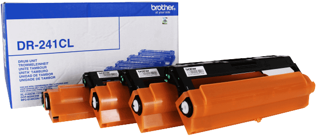 Brother DR241CL 4 st CMYK tillbehör - original trumma 15000 sidor (DR-241CL)