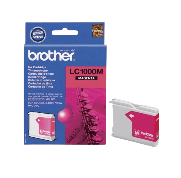 Brother LC1000M magenta original bläckpatron 400 sidor (LC-1000M)