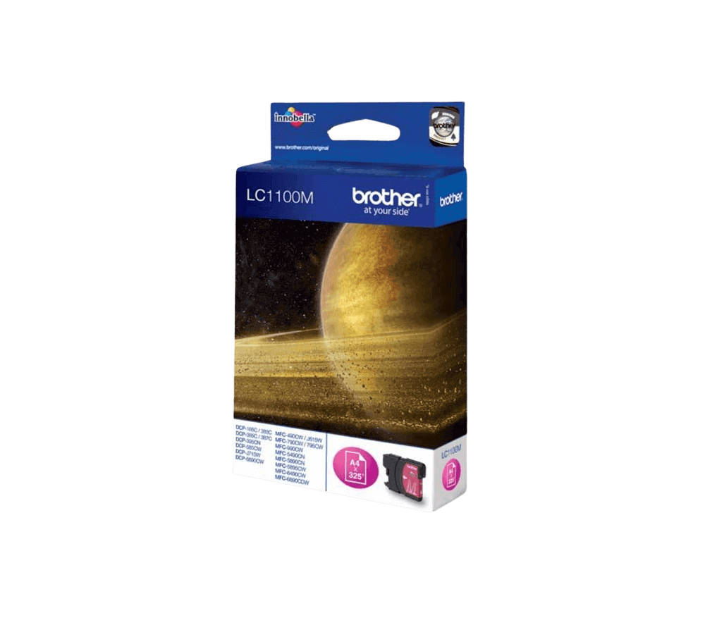 Brother LC1100M magenta original bläckpatron 6 ml. (LC-1100M)
