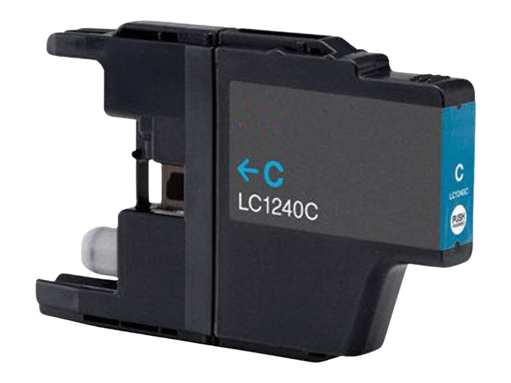 Brother LC1240C XL cyan kompatibel bläckpatron 20 ml. (LC-1240C)