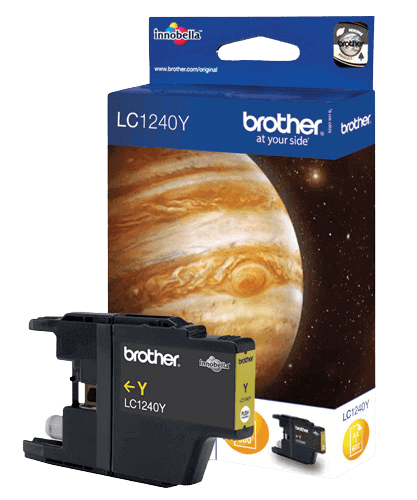 Brother LC1240Y XL gul original bläckpatron 600 sidor (LC-1240Y)