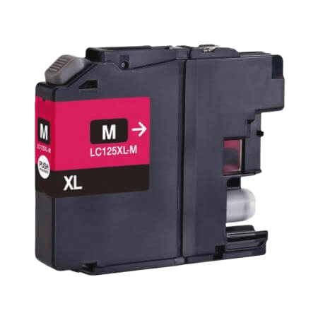 Brother LC125M XL magenta kompatibel bläckpatron 22 ml. (LC-125M)