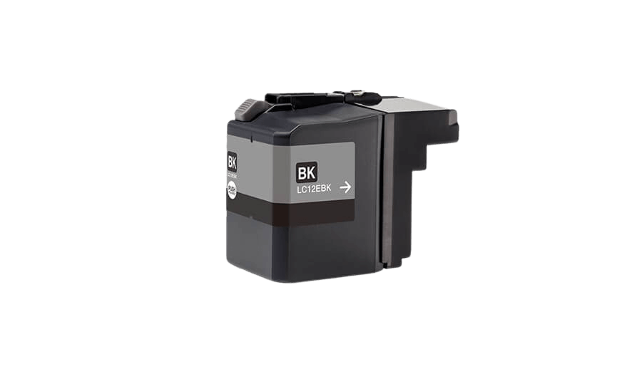 Brother LC12EBK svart kompatibel bläckpatron 58 ml. (LC-12EBK)