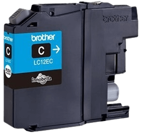 Brother LC12EC cyan original bläckpatron 1200 sidor (LC-12EC)