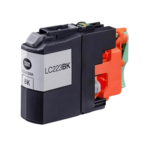 Brother LC223BK svart kompatibel bläckpatron 21 ml. (LC-223BK)