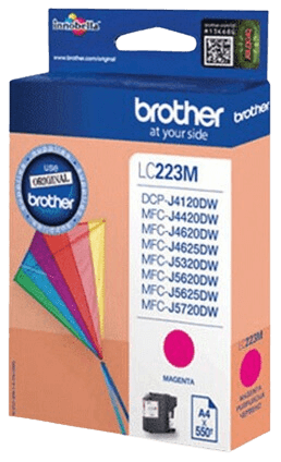 Brother LC223M magenta original bläckpatron 550 sidor (LC-223M)