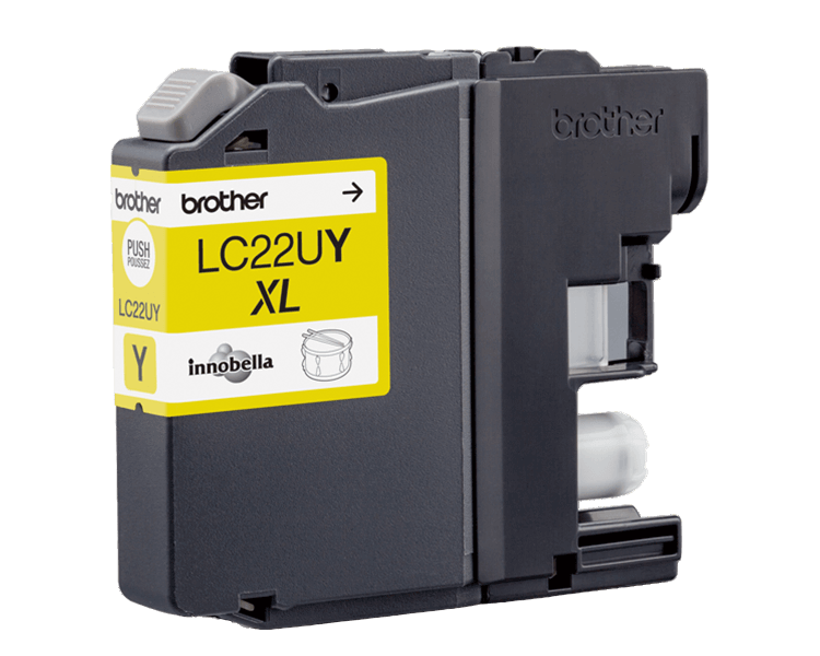Brother LC22UY gul original bläckpatron 1200 sidor (LC-22UY)