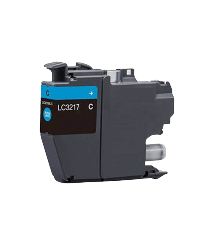 Brother LC3217C cyan kompatibel bläckpatron 550 sidor (LC-3217C)