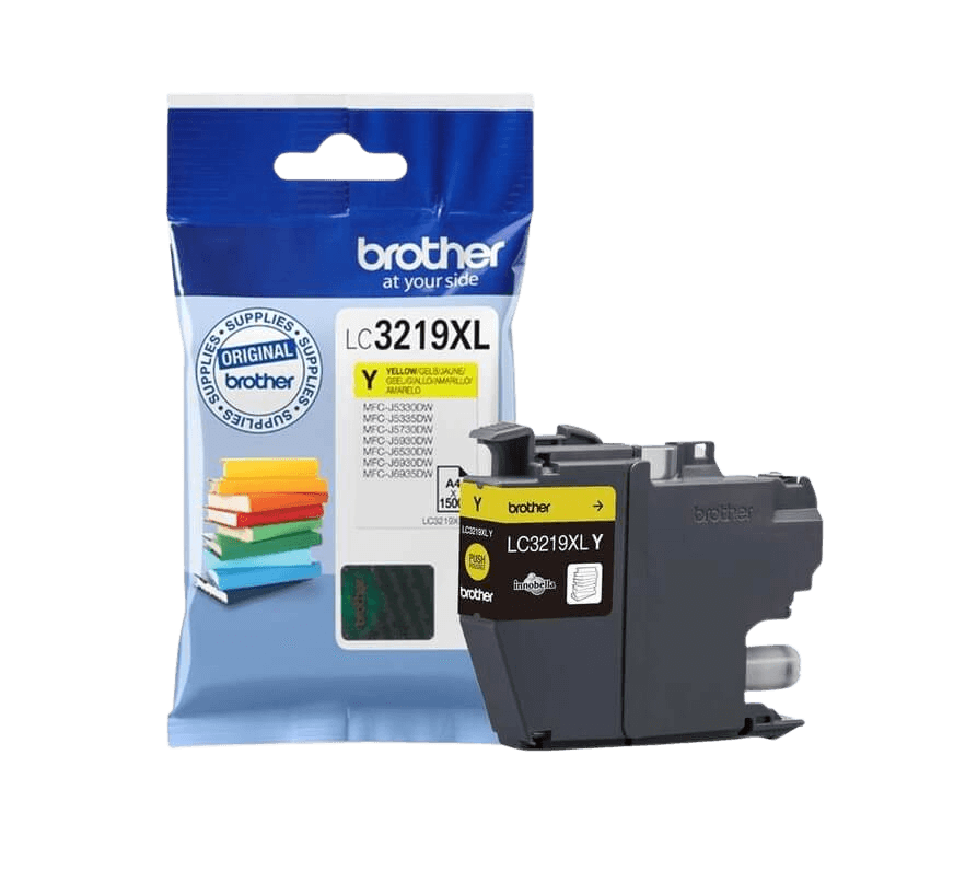 Brother LC3219XLY gul original bläckpatron 1500 sidor (LC-3219XLY)