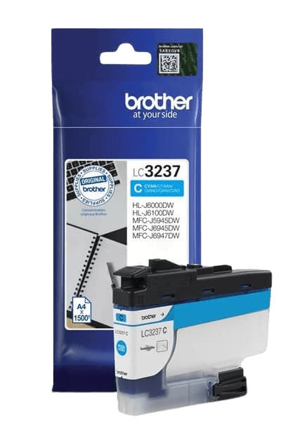 Brother LC3237C cyan original bläckpatron 1500 sidor (LC-3237C)
