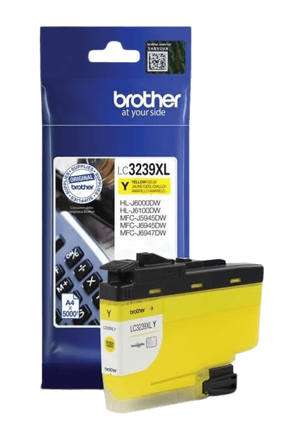 Brother LC3239XLY gul original bläckpatron 5000 sidor (LC-3239XLY)