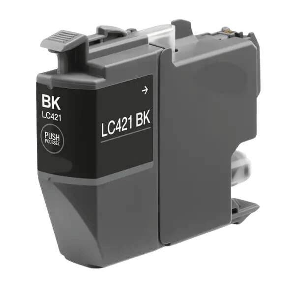 Brother LC421BK svart kompatibel bläckpatron 200 sidor