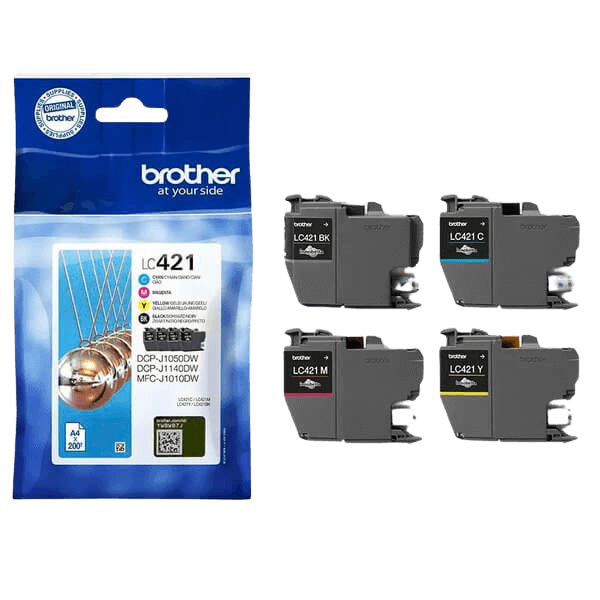 Brother LC421VALDR CMYK original multipack 800 sidor