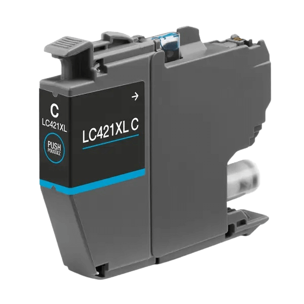Brother LC421XLC cyan kompatibel bläckpatron 500 sidor