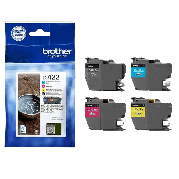 Brother LC422VALDR CMYK original multipack 2200 sidor