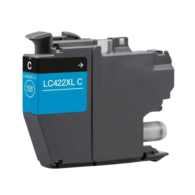 Brother LC422XLC cyan kompatibel bläckpatron 1500 sidor