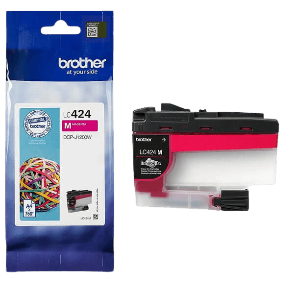 Brother LC424M magenta original bläckpatron 750 sidor