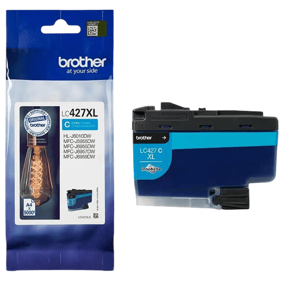 Brother LC427XLC cyan original bläckpatron 5000 sidor