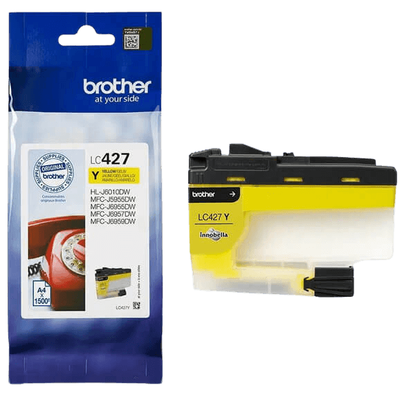 Brother LC427Y gul original bläckpatron 1500 sidor