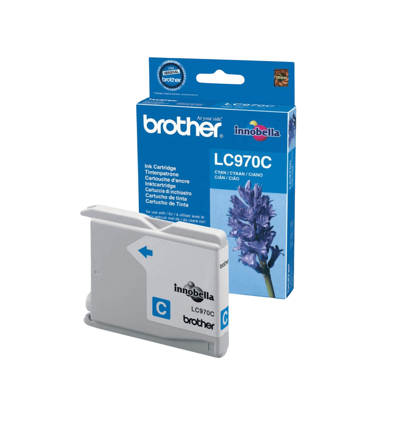 Brother LC970C cyan original bläckpatron 300 sidor (LC-970C)