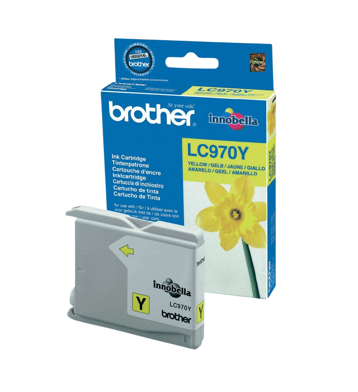 Brother LC970Y gul original bläckpatron 300 sidor (LC-970Y)