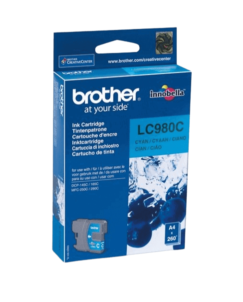 Brother LC980C cyan original bläckpatron 5 ml. (LC-980C)