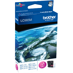 Brother LC985M magenta original bläckpatron 4 ml. (LC-985M)