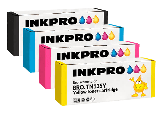 Brother TN135 XL 4 st rabattpaket toner 17.000 sidor - kompatibel