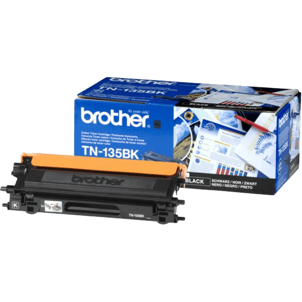 Brother TN135BK XL svart original toner 5000 sidor (TN-135BK)