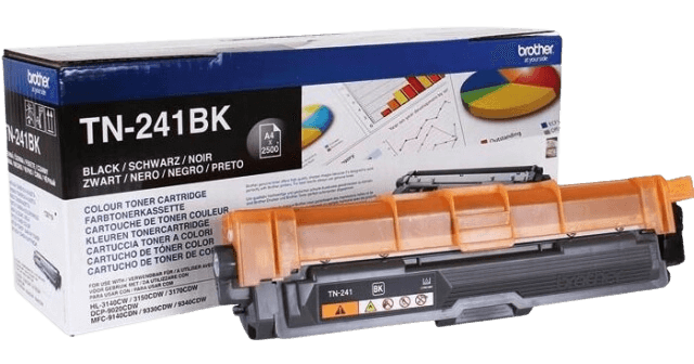 Brother TN241BK svart original toner 2500 sidor (TN-241BK)