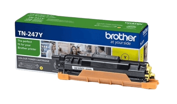 Brother TN247Y XL gul original toner 2300 sidor (TN-247Y)