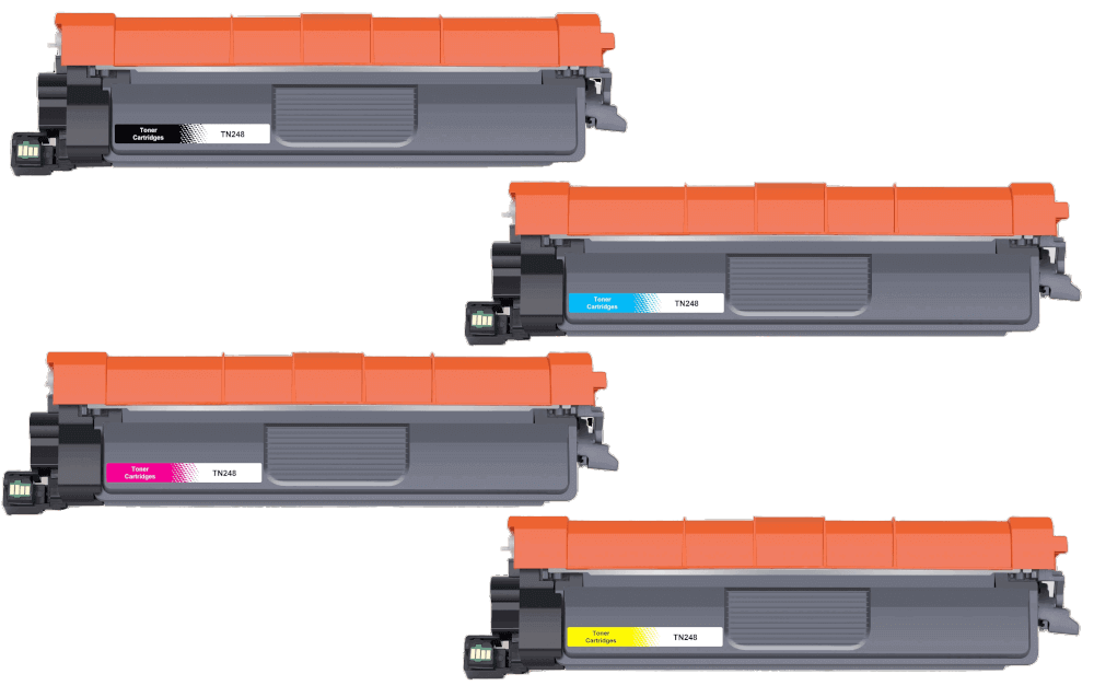Brother TN248 4 st. rabattpaket toner 4000 sidor - kompatibel