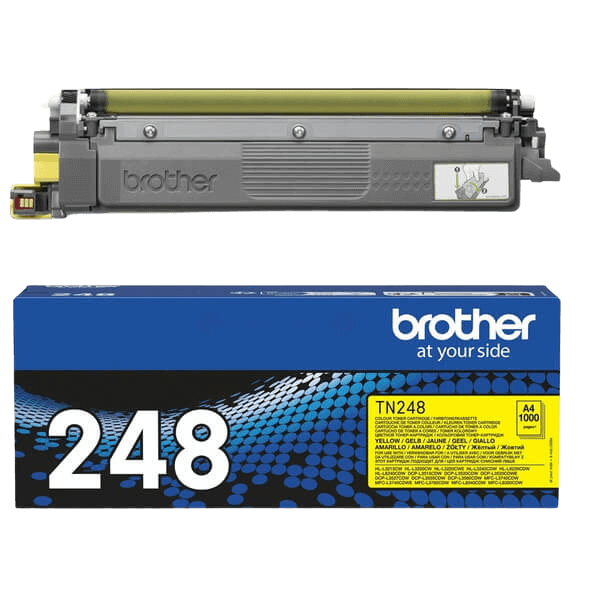 Brother TN248Y gul original toner 1000 sidor