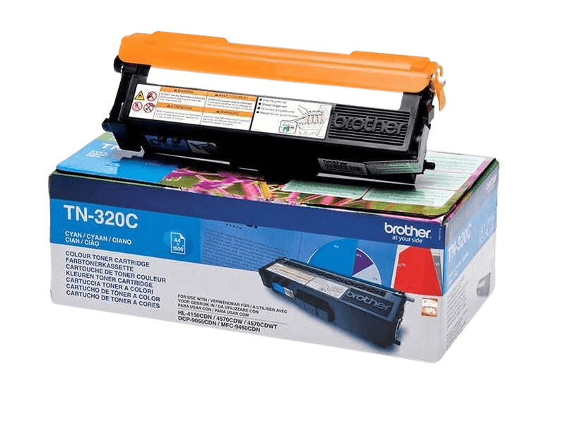Brother TN320C cyan original toner 1500 sidor (TN-320C)