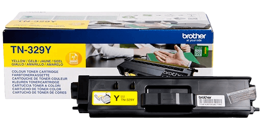 Brother TN329Y XXL gul original toner 6000 sidor (TN-329Y)