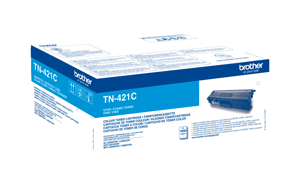 Brother TN421C cyan original toner 1800 sidor (TN-421C)