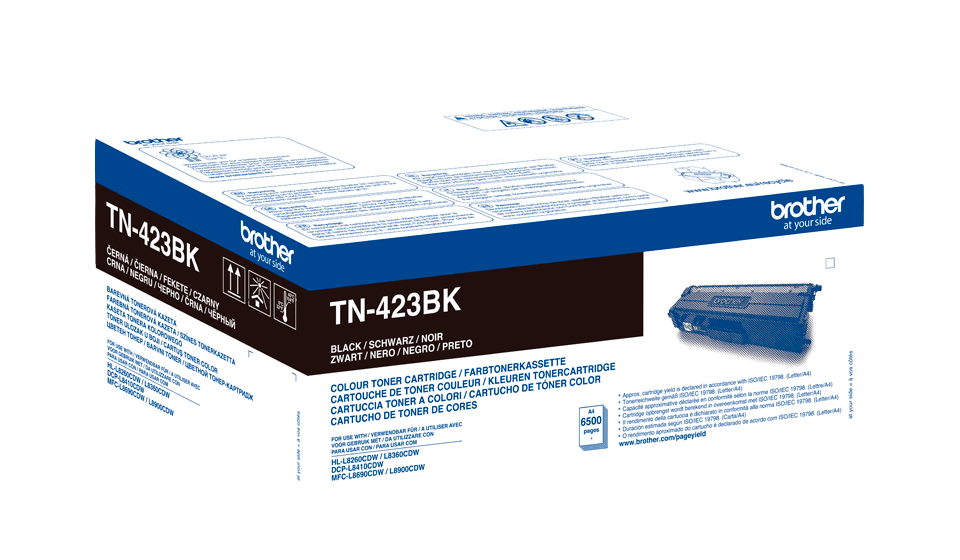 Brother TN423BK XL svart original toner 6500 sidor (TN-423BK)
