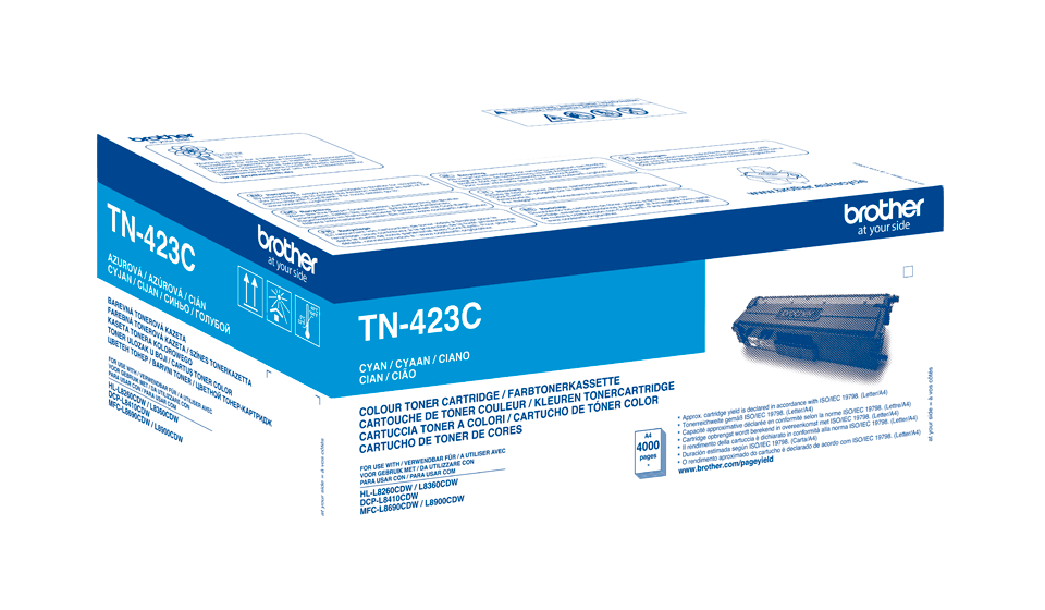 Brother TN423C XL cyan original toner 4000 sidor (TN-423C)