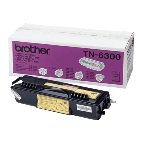 Brother TN6300 svart original toner 3000 sidor (TN-6300)