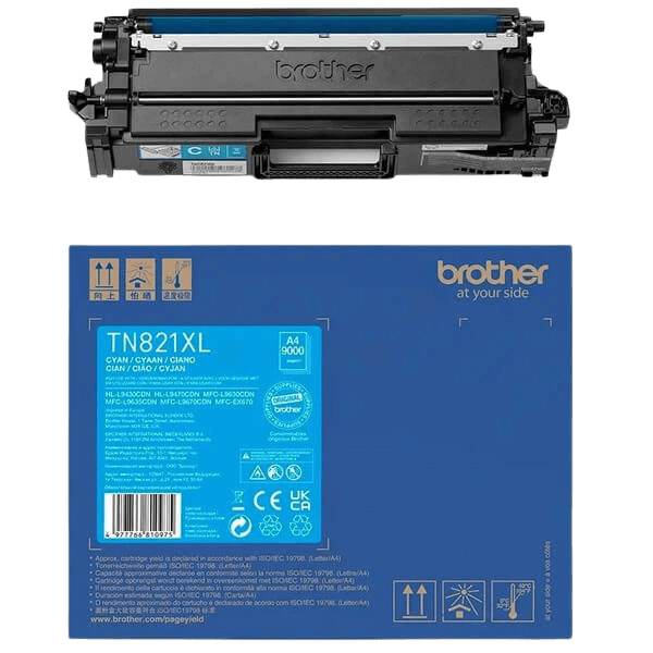 Brother TN821XLC cyan original toner 9000 sidor