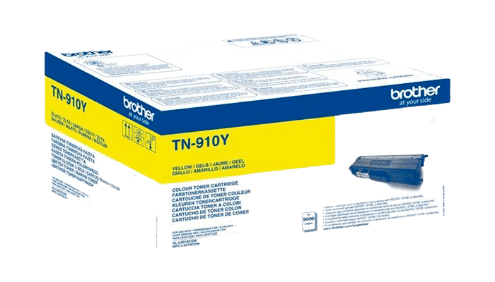 Brother TN910Y gul original toner 9000 sidor (TN-910Y)