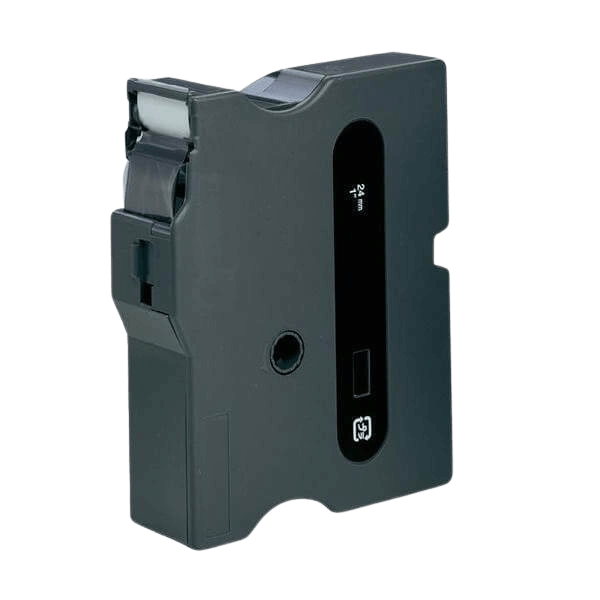 Brother TX451 24 mm x 15 m Svart text / Röd tejp kompatibel (TX-451)