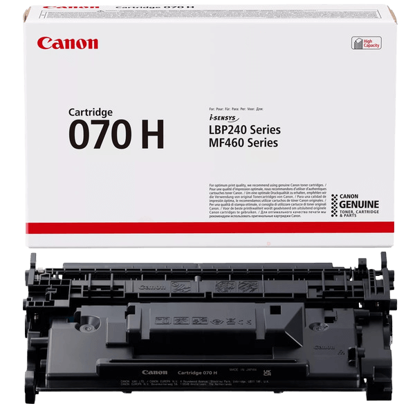 Canon 070H XL svart original toner 10200 sidor (5640C002)