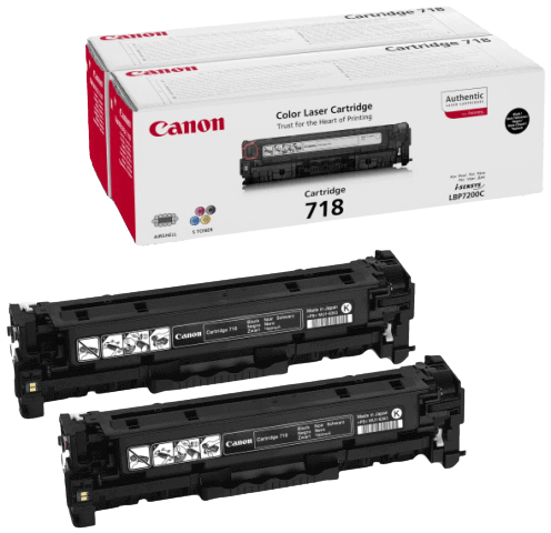Canon 2662B005 twin pack svart original toner 2 x 3400 sidor