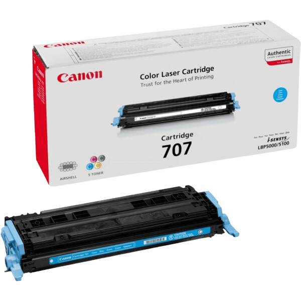 Canon 707 cyan original toner 2000 sidor (9423A004)