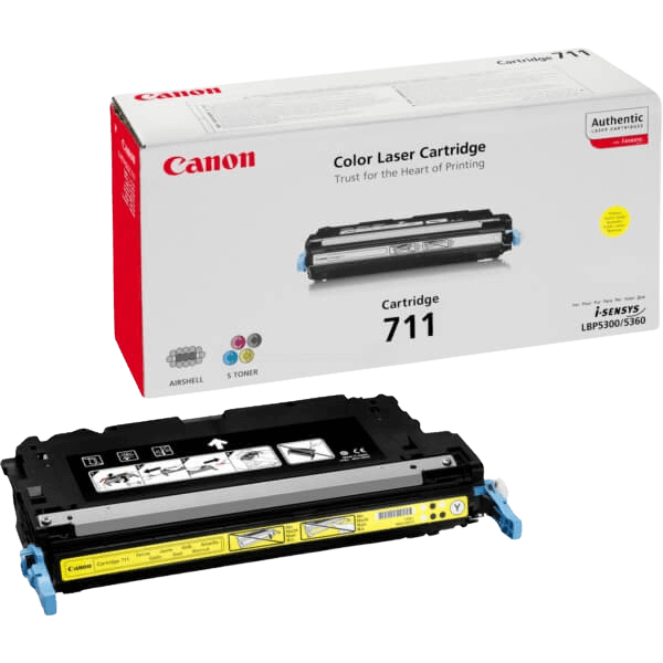 Canon 711Y gul original toner 6000 sidor (1657B002)