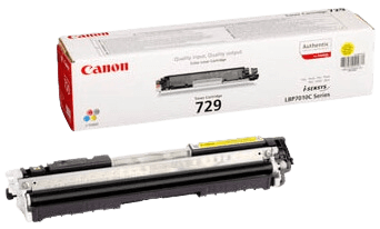 Canon 729Y gul original toner 1000 sidor (4367B002)