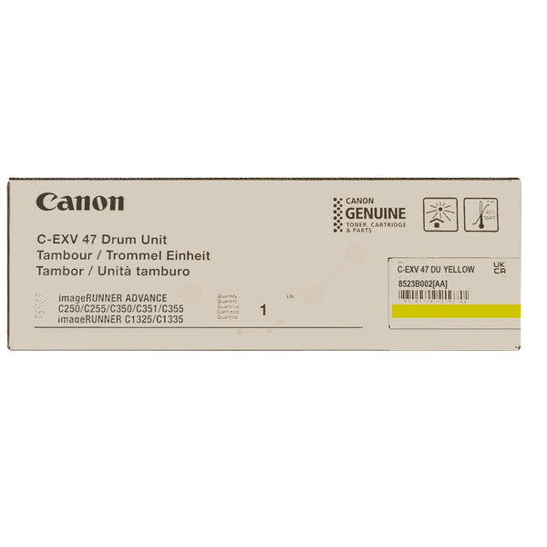 Canon C-EXV47Y gul tillbehör - original trumma 33000 sidor (8523B002)