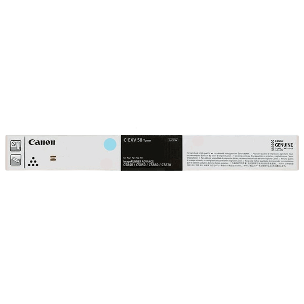 Canon C-EXV58 C XL cyan original toner 60000 sidor (3764C002)